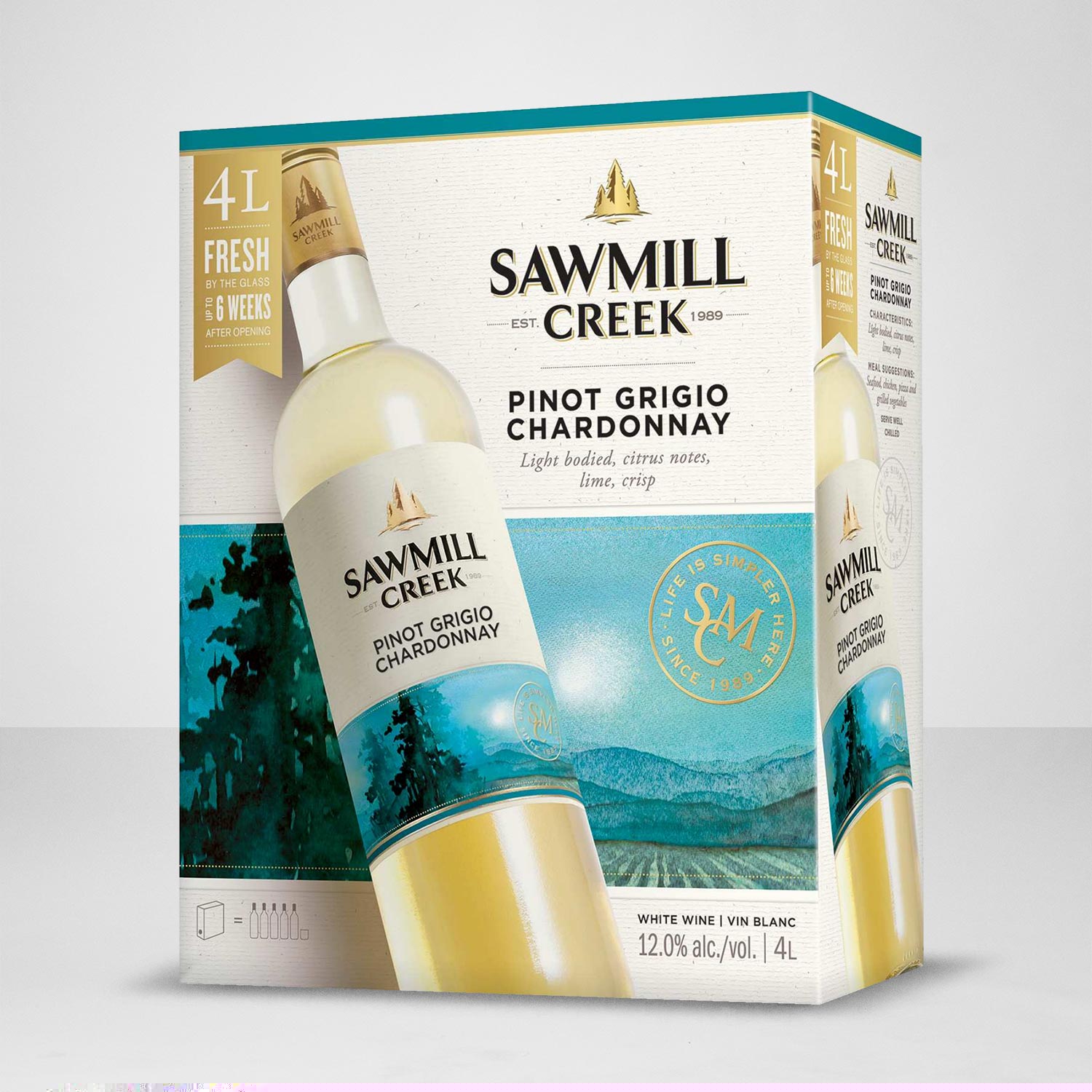 an image of Sawmill Creek Pinot Grigio Chardonnay